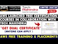 AWS Cloud Practitioner Free Training with Dual Certificate | Resume & Interview Prep | TechMahindra