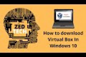 How to install and run a virtual Machine in Windows 10 #ZedTech  in URDU and HINDI