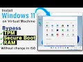Windows 11 on Virtual Machine without minimum requirements [Hindi]
