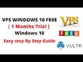 How To Get Free VPS. Install VPS Windows 10 On VPS Vultr FREE | Vultr Promo Code 2021 |