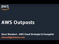 AWS Outposts and Hybrid Cloud