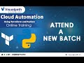 Cloud Automation Using Terraform And Python  Online Training Recorded Demo Session By Visualpath