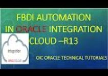 FBDI Automation in Oracle Integration Cloud|OIC| Oracle fusion Technical Training R13|ICS